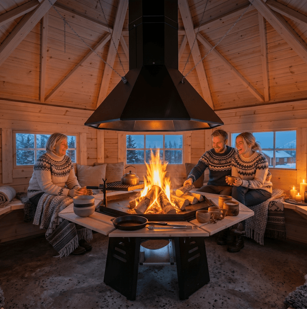 Grillhytte 17 Royal - Buet vegg