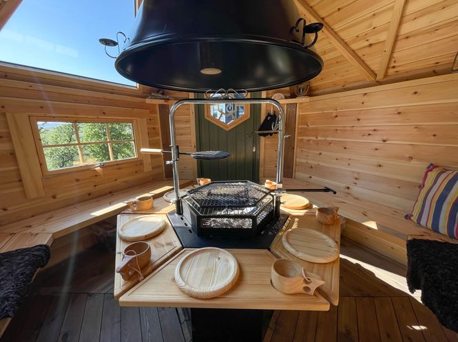 Hovedbilde 8-kant grill, pipe og topphatt Premium