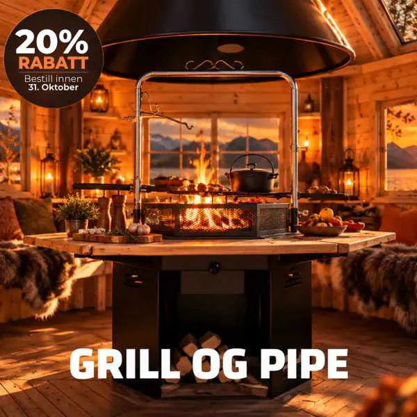 Grill og pipe