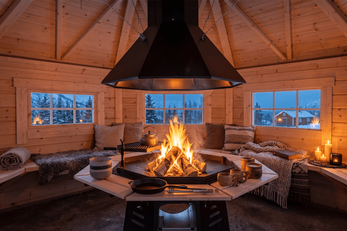 Grillhytte 17 Royal - Buet vegg