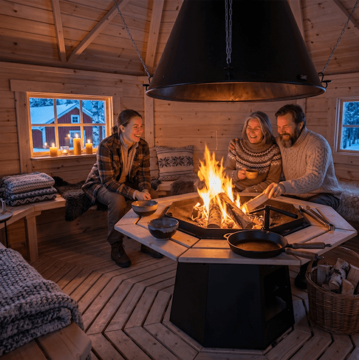 Grillhytte 20 Royal - Buet vegg